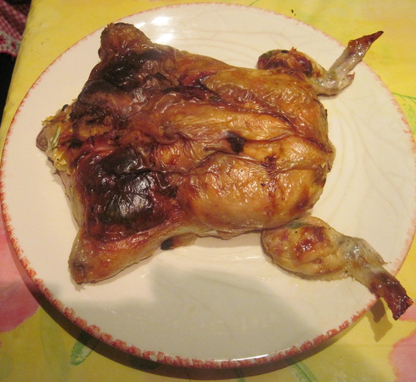 Il pollo disossato e ripieno al forno- 206